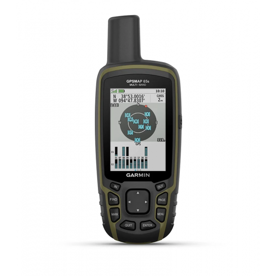 Garmin GPSMAP 65s GPS de mano multibanda para trekking y montaña